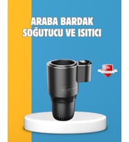 Dijital Ekranlı Akıllı Bardaklık Araç İçi Termal Isıtıcı Soğutucu