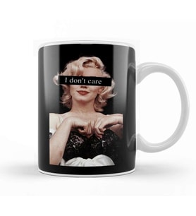 I Don't Care Kupa Bardak Porselen