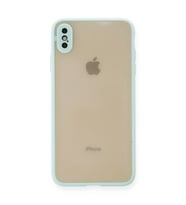 iPhone Xs Max Kılıf Montreal Silikon Kapak - Turkuaz