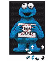Monster Cookies Cookie Kurabiye Canavarı Puzzle 240 Parça
