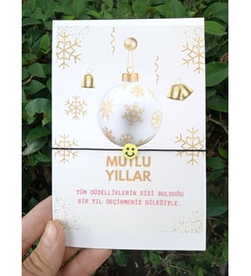 10 Adet Emojili Şans Bielkliği - Yılbaşı Bilekliği - Yılbaşı Hediyesi - Jelatinl