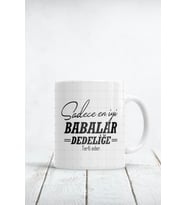 Sadece En Iyi Babalar Dedeliğe Terfi Eder Baskılı Kupa Bardak