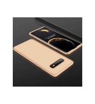 Samsung Galaxy S10 Uyumlu Kılıf Zore Ays Kapak (Gold)