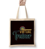 Virtual Personal Trainer Fitness Instructor Workout Coach Bez Çanta Uzun Saplı