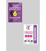 Ata 6.Sınıf Ben Korkmam Matematik + 18 Deneme Sınavı