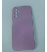 Samsung A54 5G Lansman Kaliteli Silikon Telefon Kılıfı (Lila-Lila)