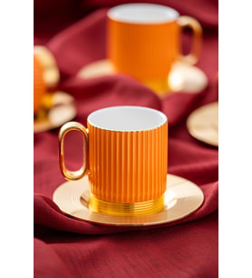 Erika 4 Kişilik Double Kahve Fincanı Takımı - 160 ml
