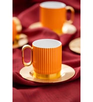 Erika 4 Kişilik Double Kahve Fincanı Takımı - 160 ml