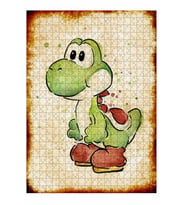 Ahşap Mdf Puzzle Yapboz Super Mario Yoshi
