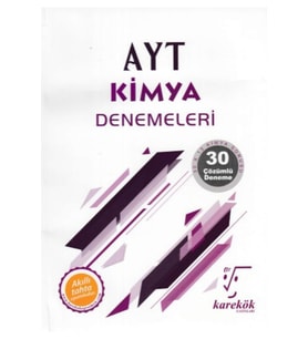 Karekök Yayınları Karekök Ayt Kimya Denemeleri Yeni (Çok Renkli)