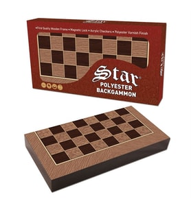 Star Polyester Antik Meşe Tavla 1021347