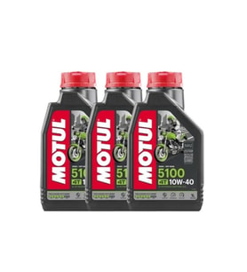 Motul 5100 4t 10w-40 1 Litre x 3adet Motosiklet Motor Yağı - 0781387029364