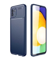 Galaxy A03 Kılıf Zore Negro Karbon Tasarım Silikon Kılıf (Lacivert)