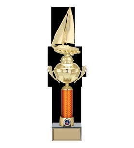 ODAK KUPA - Figürlü Kupalar - Yelken Figürlü Kupalar FG-056 B - 46 cm