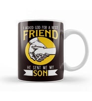 Son Father Friends Children Papa Poppa Dad Daddy Stepdad Kupa Bardak Porselen