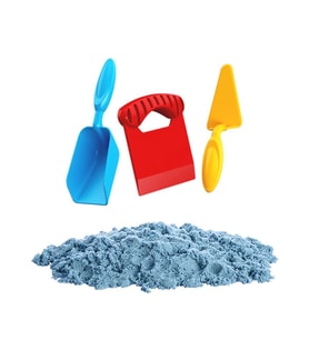 03691 AKSESUARLI MAVİ KİNETİK OYUN KUMU 1000 GR