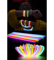50 Adet Glow Işık Bileklik Fosforlu Yılbaşı Gece Kulüp Konser Parti Bilekliği Neon Stick Çubuk 20 cm (Fosforlu Naturel)