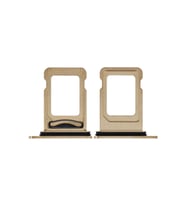 iPhone 14 Pro Max Uyumlu Sim Yuvası Sim Kart Tepsisi Gold Renk Çift