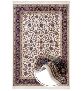 Makine Kaymaz Yıkanabilir Krem Etnik Salon Halısı Mutfak Halısı Koridor Halısı Yolluk 5160B