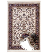 Makine Kaymaz Yıkanabilir Krem Etnik Salon Halısı Mutfak Halısı Koridor Halısı Yolluk 5160B