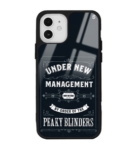 iPhone 12 Pro Peaky Blinders Management Tasarımlı Glossy Telefon Kılıfı