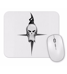 Caveira Tribal Mouse Pad