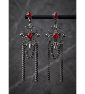 DÜKKAN DESİGN VİCTORİAN DARK LOVE KÜPE