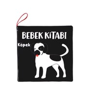 Tox Siyah Beyaz Evcil Hayvanlar Kumaş Sessiz Kitap T137 - Bez Kitap , Eğitici Oyuncak , Yumuşak ve Hışırtılı