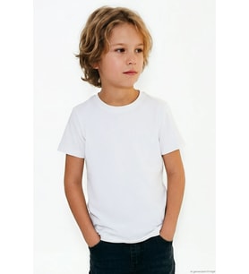 Breeze Erkek Çocuk Tişört Basic 4-8 Yaş, Beyaz