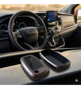 Ford Custom 3 Buton Oto Anahtar Kumanda Kabı Gri