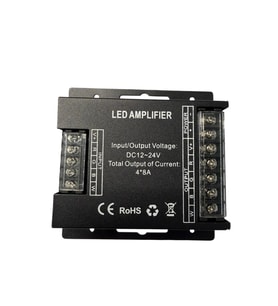 12 -24 V RGB+W Led Amplifier 4 Kanal 4X8A ( Repeater )