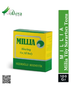 Milia tüy sarartıcı tozu