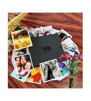 Anı Defteri 20 Adet 10x10 Cm Solmaz Fotoğraf Baskı, Beyaz Jel Kalem ve Bant Hediye (kendin tasarla, yapıştır, oluştur )