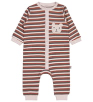 Civil Baby Çizgi Empirme 6-18 Ay Tulum - Bej