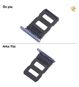 Xiaomi Mi 14 Ultra Uyumlu Sim İç Yuvası Çiftli Mavi Sim Kart Tepsisi Sim Kızağı Sim Çekmecesi