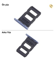 Xiaomi Mi 14 Ultra Uyumlu Sim İç Yuvası Çiftli Mavi Sim Kart Tepsisi Sim Kızağı Sim Çekmecesi