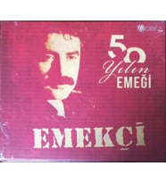 (Plak Değildir CD dir) CD Emekçi 50 Yılın Emeği Açılmamış Jelatininde CD (Karışık)