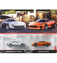 Hot Wheels Premium JBL04 Car Culture 2 Pack Aston Martin DB10 // Jaguar C-X75