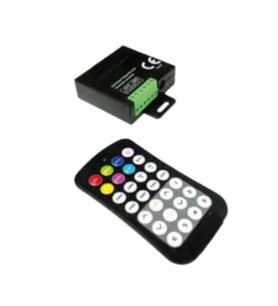 36A RGB Şerit Led 28 Tuşlu RF Kontrol 12-24V