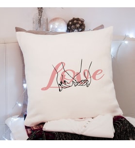 Sevgili Çift ( Love ) Tasarımlı Yastık