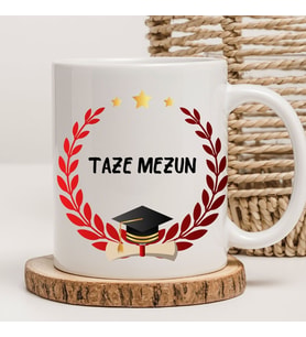 Kişiye Özel İsimli Mezuniyet Kupa