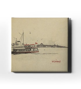 İstanbul Vapur  Canvas Tablo ETK104