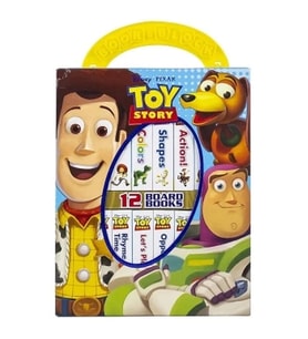 Disney: My First Library 12 Board Books- Toy Story Woody, Buzz Lightyear, and More!