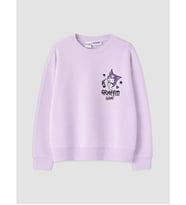 LC WAIKIKI Lila Kuromi Baskılı Kız Çocuk Sweatshirt