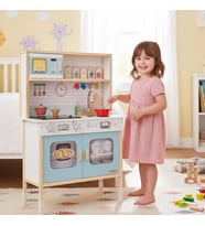 Ledli Ahşap Oyuncak Mutfak ~ Montessori Mutfak, Çocuk Mutfağı, Hediye Halı DBG102