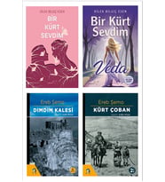 Bir Kürt Sevdim Seti - Kürt Çoban - Dımdım Kalesi Romanları Seti (4 ROMAN) (Renksiz)