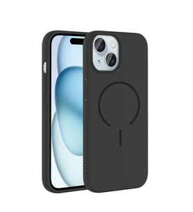 Apple iPhone 15 Kılıf M-safe Şarj Özellikli Zore Meta Kapak