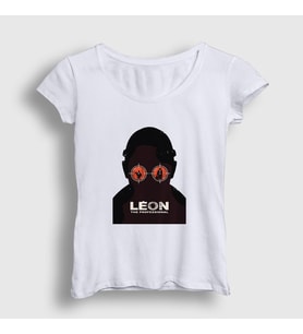 Presmono Kadın Beyaz Sight Film Leon T-Shirt 247180tt