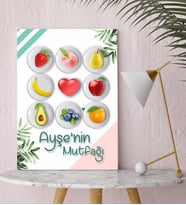 BK Gift Kişiye Özel Mutfak Konseptli Kanvas Tablo 30x50cm-15