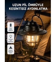 Kamp Işığı Uzun Ömürlü Pil Taşınabilir Suya Dayanıklı